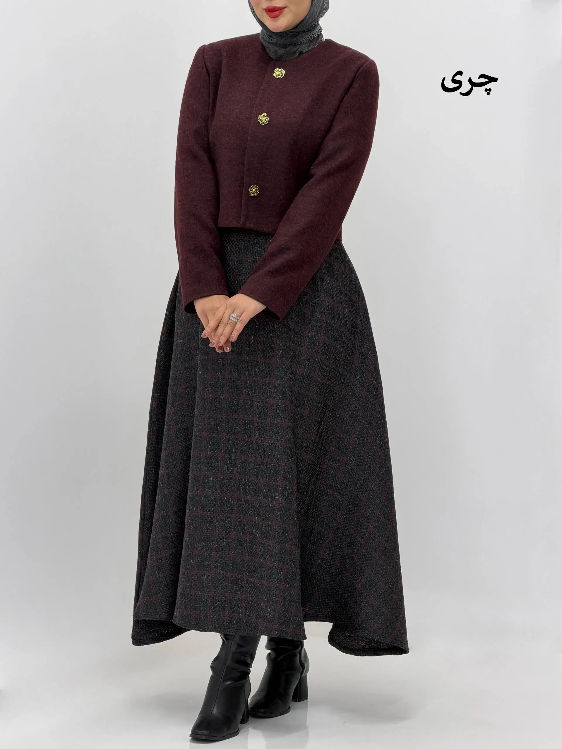 3864-کت و دامن لاوین